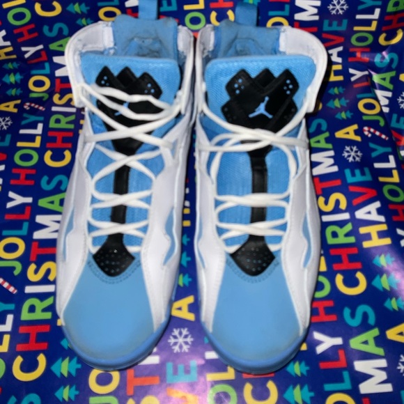 Jordan True Flight white and baby blue, size 8.5 - Picture 3 of 8